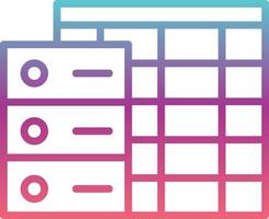 Data Table Vector Icon