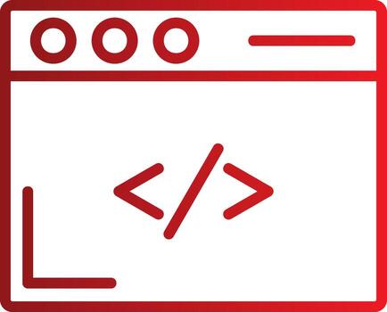 icono de vector de codificación