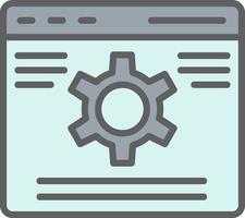Website Maintenance Vector Icon