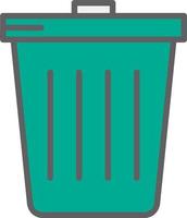 Trash Vector Icon