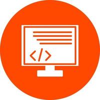 icono de vector de programación