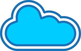 icono de vector de nube