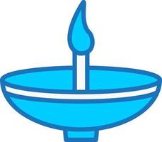 Oil Lamp Vector Icon