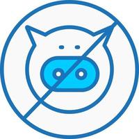 No Pork Vector Icon