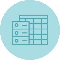 Data Table Vector Icon