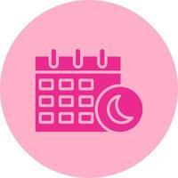 icono de vector de calendario