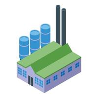 Lobbyist factory icon isometric vector. Pr business vector