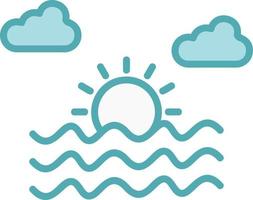 Sunset Vector Icon