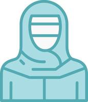 Muslim women Vector Icon