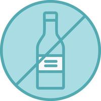 No Alcohol Vector Icon