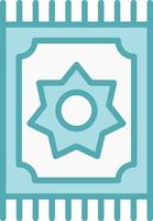 Prayer Mat Vector Icon