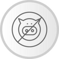 No Pork Vector Icon