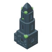 National tower icon isometric vector. Travel culture vector