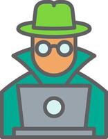 Hacker Vector Icon