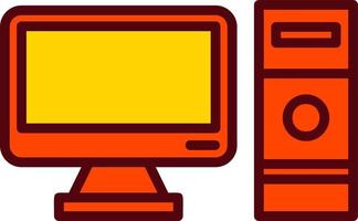 Computer Vector Icon