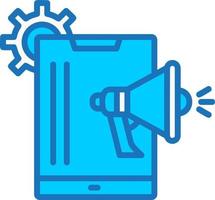 Mobile Marketing  Vector Icon