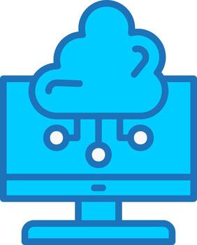 Cloud Computing  Vector Icon