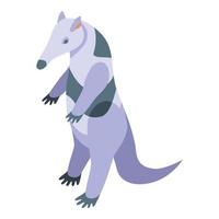 Anteater baby icon isometric vector. Australia giant vector