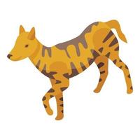 Dingo dog icon isometric vector. Wild animal vector