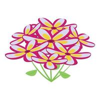 Myanmar flower icon isometric vector. Culture map vector