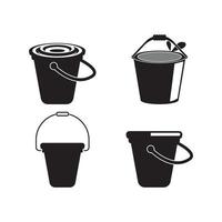 bucket icon vector illustration simple design
