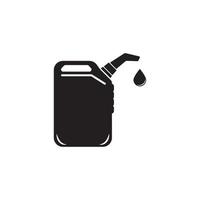 icono de bote de aceite, vector de iconos de gasolina. ilustración simple de iconos de vector de icono de iconos de vector de aceite de bote de aceite para iconos de vector de reabastecimiento de combustible web