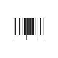 barcode check icon vector illustration template design