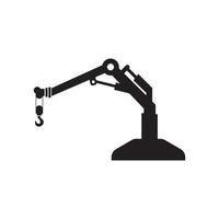 Car towing truck or crane icon vector illustration symbol design.