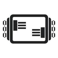 Light junction box icon simple vector. Safety light vector