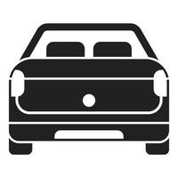 Baggage trunk icon simple vector. Open vehicle vector