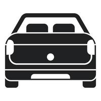 Baggage trunk icon simple vector. Open vehicle vector