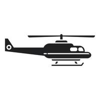 Rescue aircraft icon simple vector. Sea transport vector