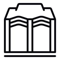 Gazebo architecture icon outline vector. Pergola house vector