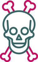 Skull And Bones Vector Icon