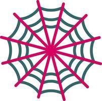 icono de vector de tela de araña