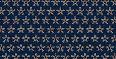traditional ethnic pattern with star shape motif vector