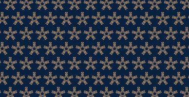 traditional ethnic pattern with star shape motif vector