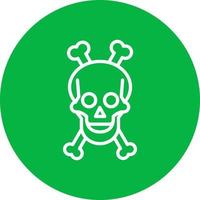 Skull And Bones Vector Icon