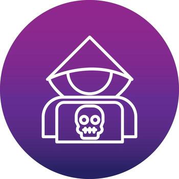 icono de vector de hacker