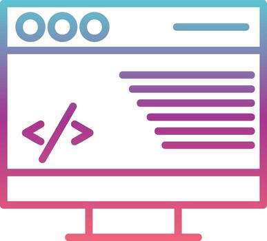Coding Vector Icon