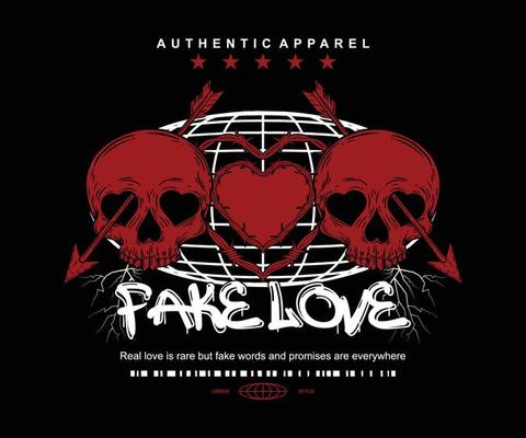 fakelove #bts - Fake Love Png Text, Transparent Png - vhv
