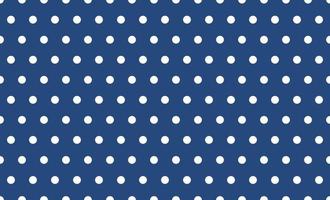 Blue and white polka dot pattern vector template