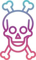 Skull And Bones Vector Icon