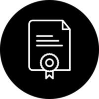 Legal Document Vector Icon