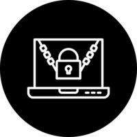 icono de vector de ransomware