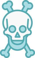 Skull And Bones Vector Icon