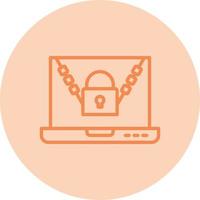 icono de vector de ransomware