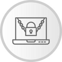 icono de vector de ransomware