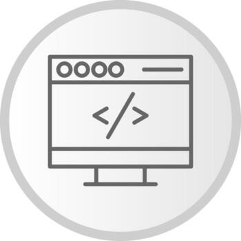 icono de vector de codificación