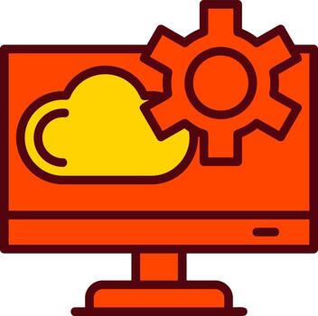 icono de vector de interfaz de programa de aplicación